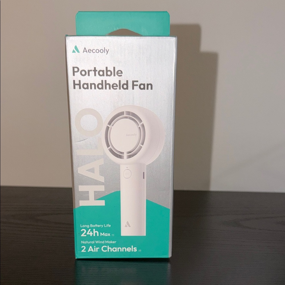 Portable Handheld Fan - White